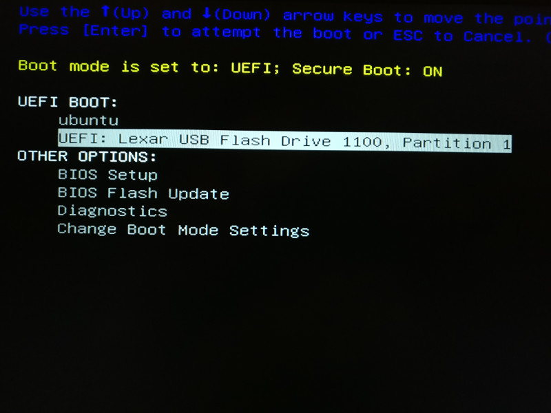 linux bootloader usb